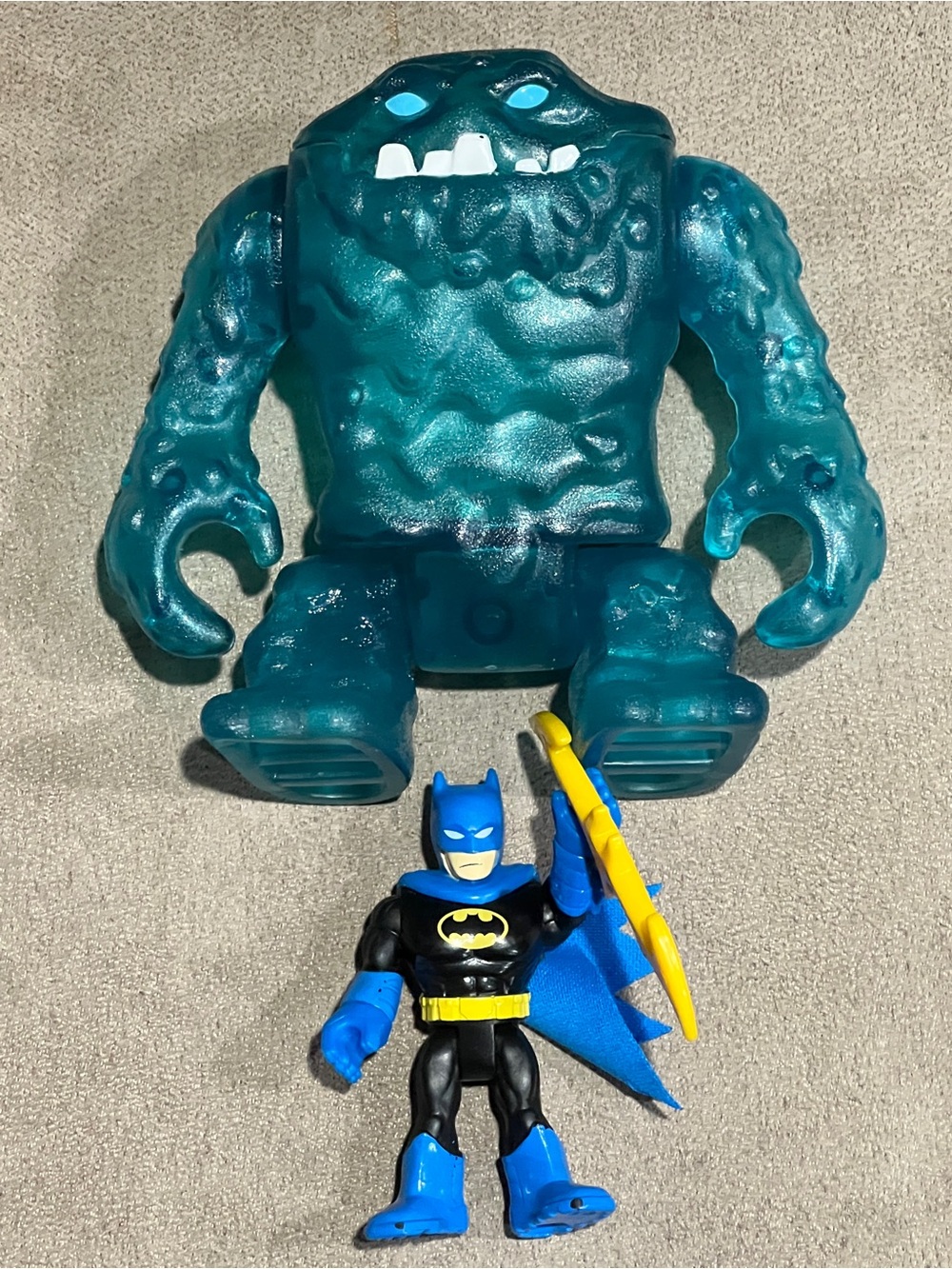 Imaginext Batman and Blue Clayface Action Figure Set of 2 DC comics